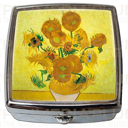 Plumeria Pill - Box - Lékovka The Sunflowers Vincent Van Gogh
