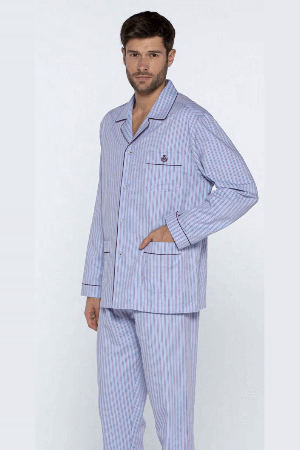 Guasch Luxusní pánské bavlněné pyžamo MATTEO M