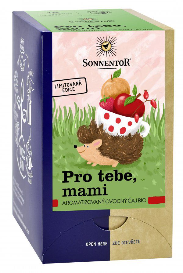 Sonnentor Ovocný aromatizovaný čaj Pro tebe, mami BIO, 18 sáčků