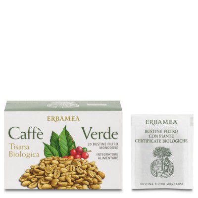 Erbamea Caffé Verde BIO 20 nálevových sáčků