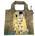 Gustav Klimt skládací taška Polibek 48*60 cm