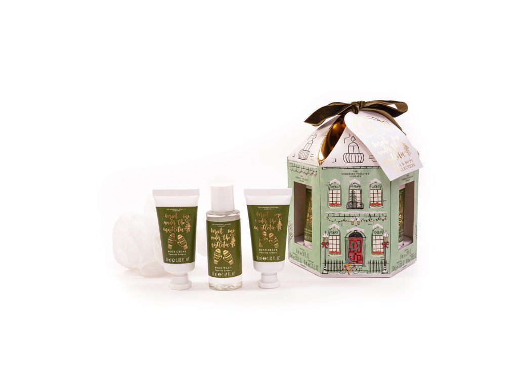 Somerset Toiletry Meet Me Under The Mistletoe Vánoční dárková mini sada péče o tělo, 4 ks GRACE COLE