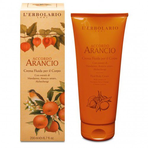 L´ERBOLARIO Accordo Arancio Tekutý tělový krém 200 ml