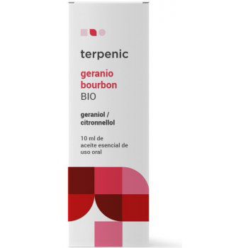 Terpenic Esenciální olej geranium Bourbon BIO (vnější & vnitřní užití) 10ml